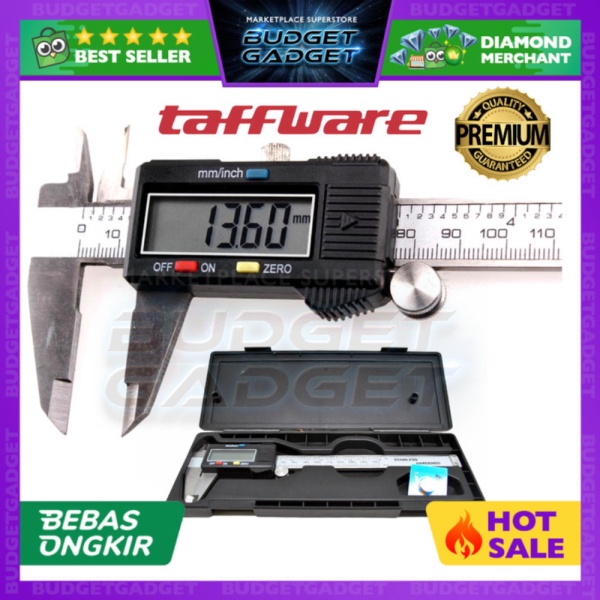 

Unik Jangka Sorong Digital STAINLESS Vernier Caliper with LCD Screen Limited