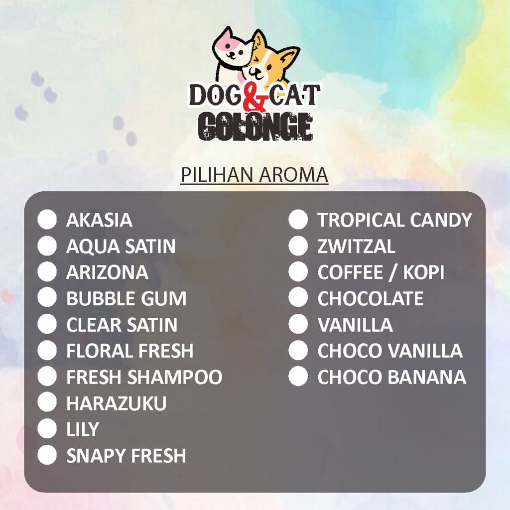 Parfum Penghilang Bau Kotoran Urin Hewan Kucing,Anjing Antibakteri Aroma Wangi 60ml