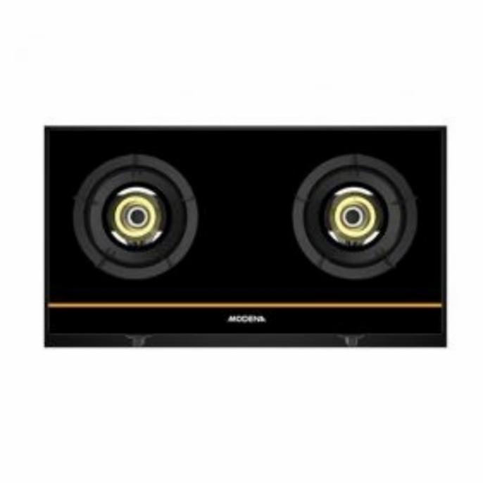 TERLARIS Modena Kompor Gas Kaca Portable 2tungku Giusto / Kompor Modena PC2721L