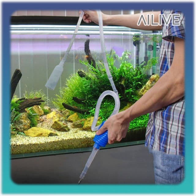 Pembersih Aquarium Cleaner / Selang Pembersih Aquarium Cleaner Pump Sipon Sifon Alat Penguras Penyedot Air Aquarium