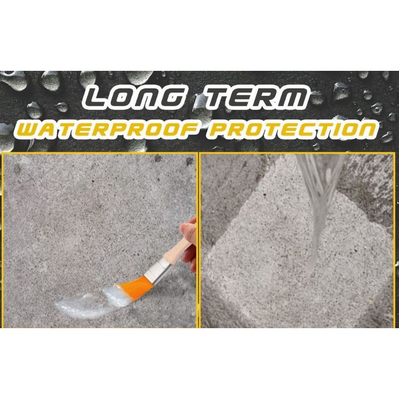 Lem Transparan Pelapis Tembok/Beton Anti Bocor Mutifungsi 100 Gr - Golden Horse