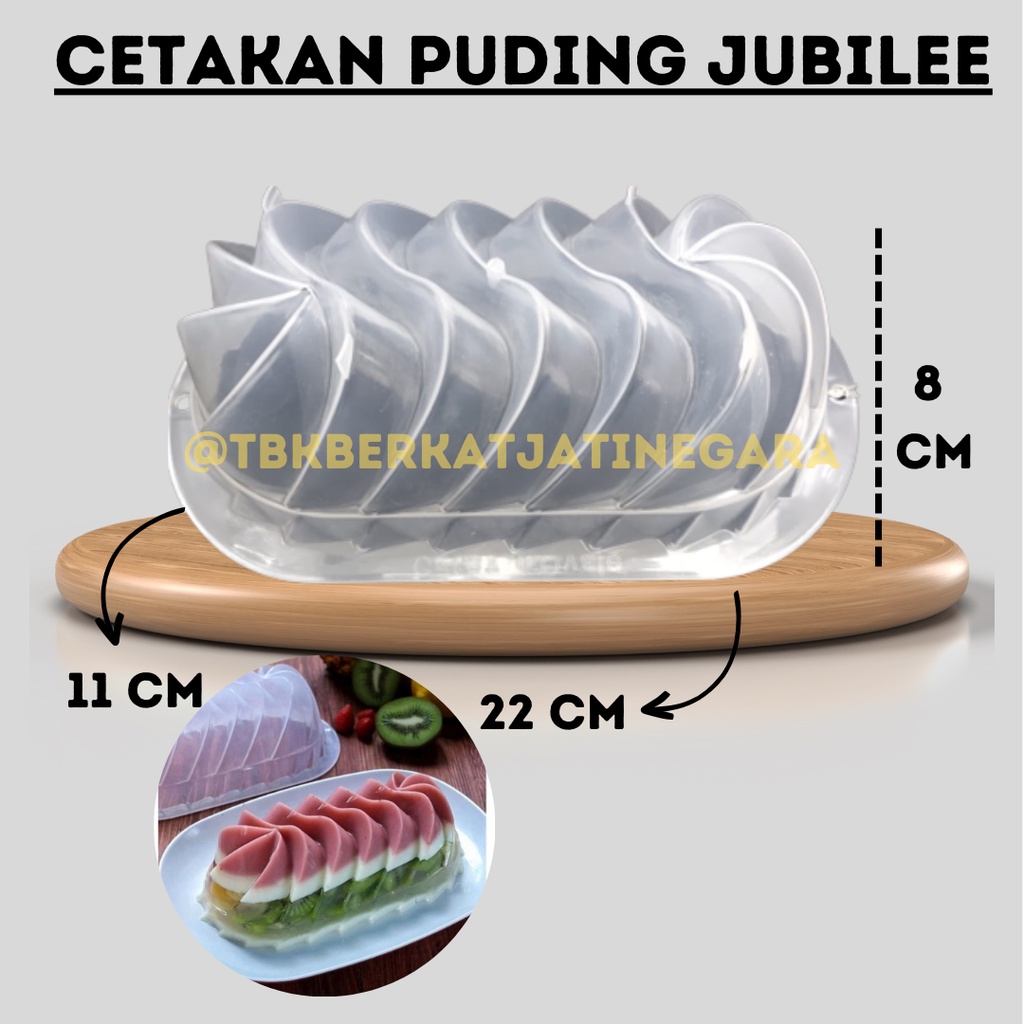 CETAKAN PUDING OVALE / CETAKAN PUDING JUBILEE /PCS