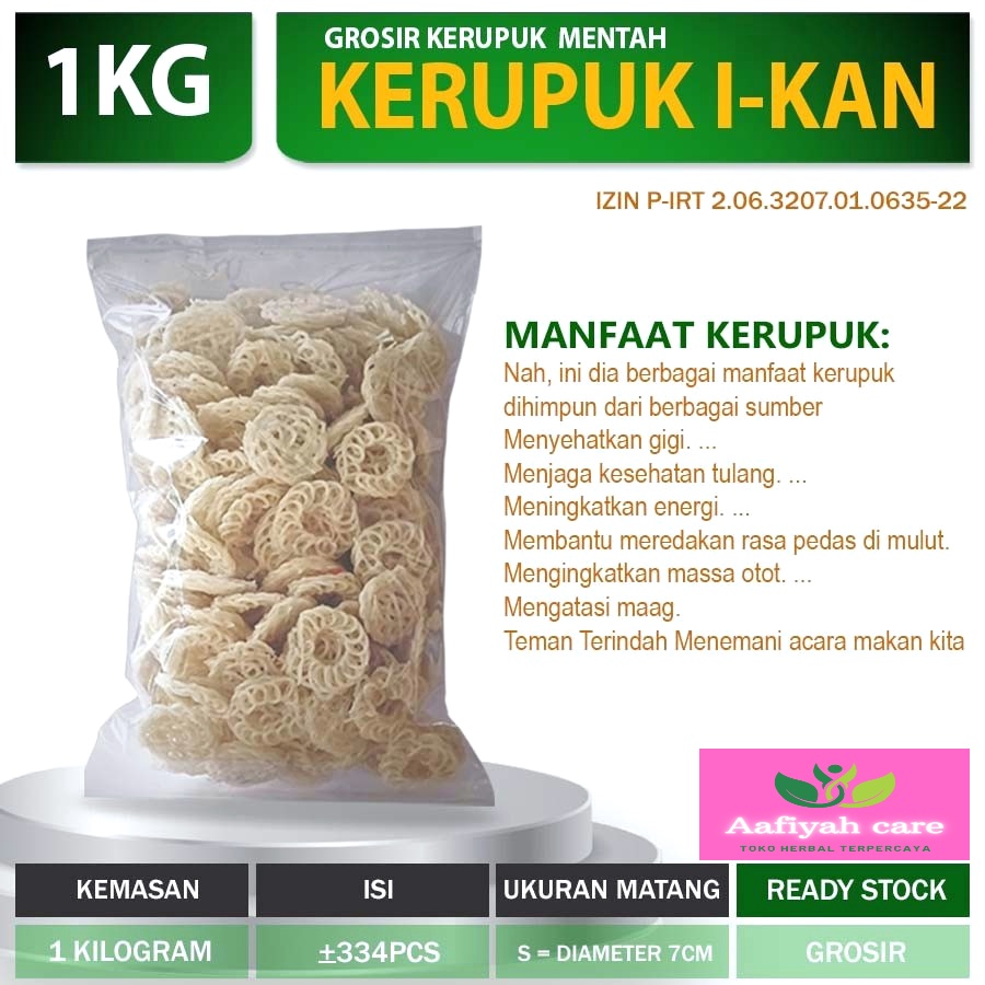 

KERUPUK IKAN 1KG ENAK GURIH