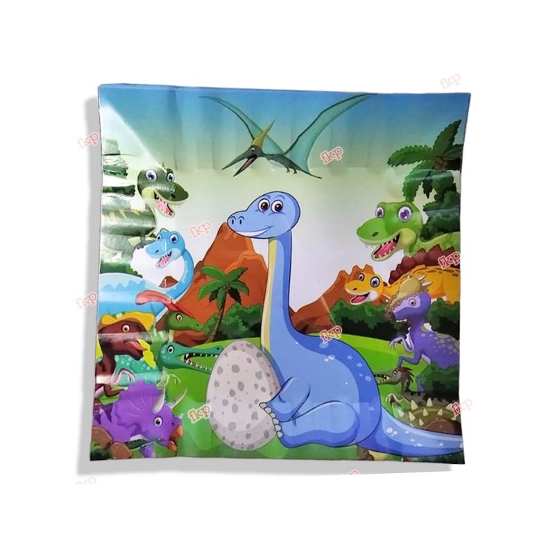 Piring kertas DINOSAURUS piring snack ultah piring kue ulang tahun DINOSAURUS birthday party paper p