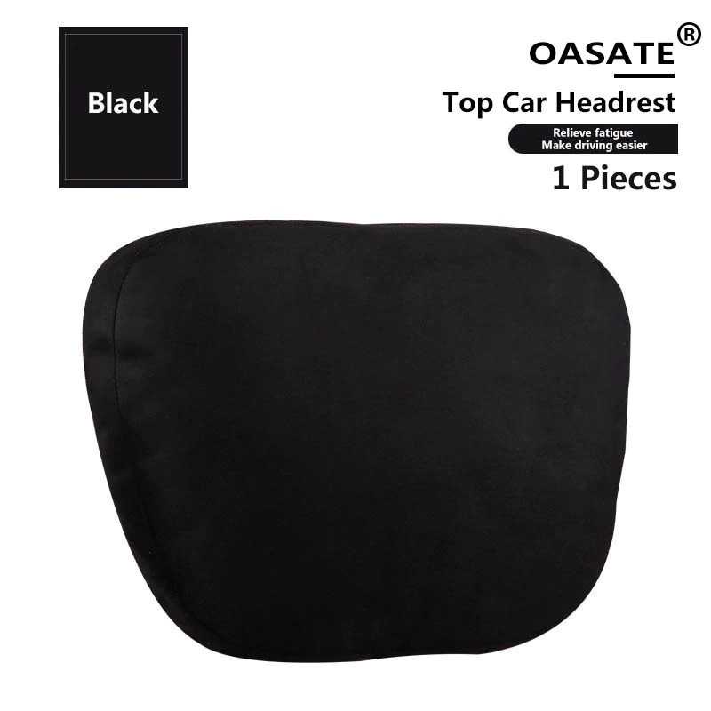 Bantal Leher Kursi Mobil Ergonomis Neck Pillow Headrest / Sandaran kepala - M5