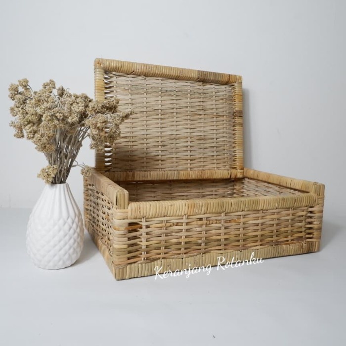 KERANJANG PARCEL ROTAN KULIT KECIL