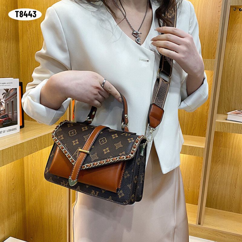 [IMPORT] T8443 - TAS FOXJAZZ SELEMPANG WANITA IMPORT - DAPAT SERTI &amp; PAPER BAG - 76BAGSTORE