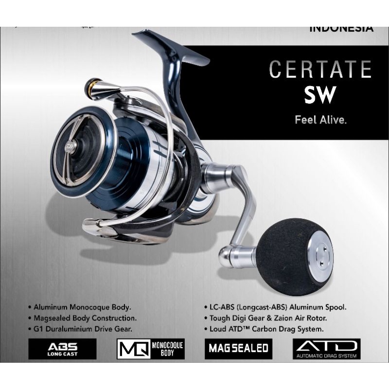 reel spinning daiwa Certate SW 6000. original japan