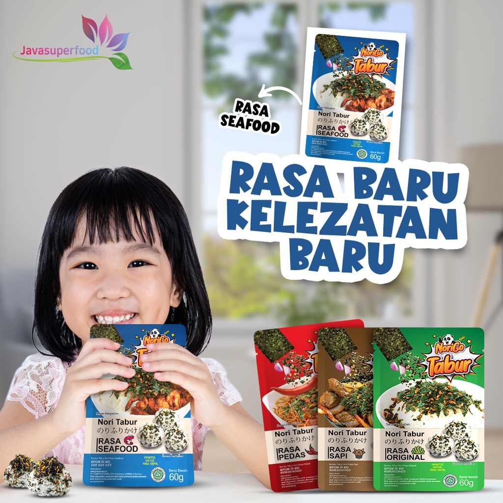 Nori Tabur Rumput Laut Panggang - Rasa Seafood 60g