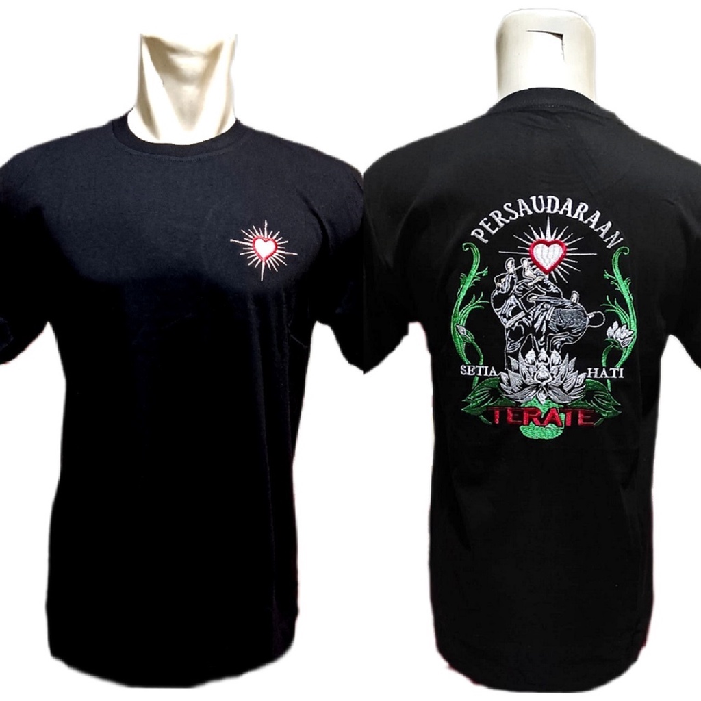 KAOS TERATE EMAS PSHT - KAOS SATU ABAD PSHT -KAOS BORDIR PSHT-KAOS BORDIR -KAOS PSHT MOTIF BORDIR - 