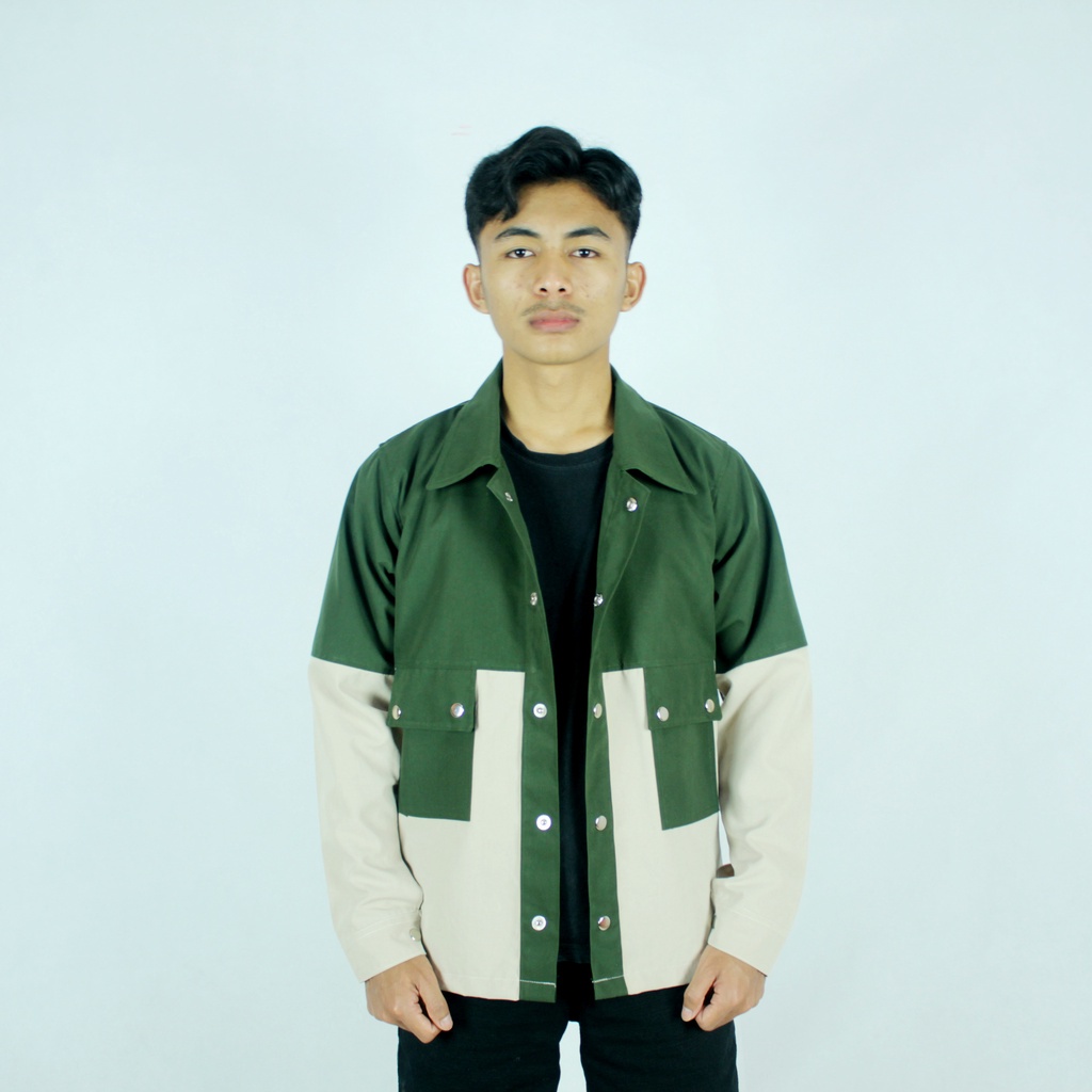 jaket semi parka / jaket trucker / jaket canvas