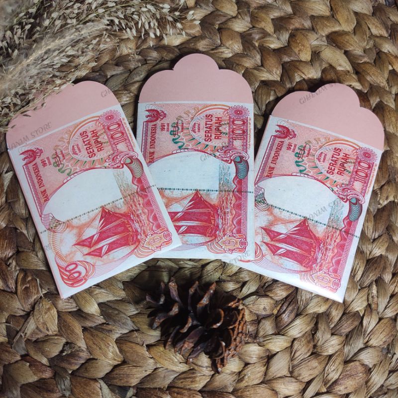 

100 pcs Amplop Uang Jadul Viral Siap Pakai