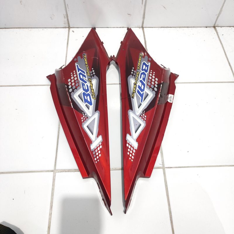 cover body belakang samping Honda beat karbu merah 2008 2019 2010 bekas ORI copotan .
original copot