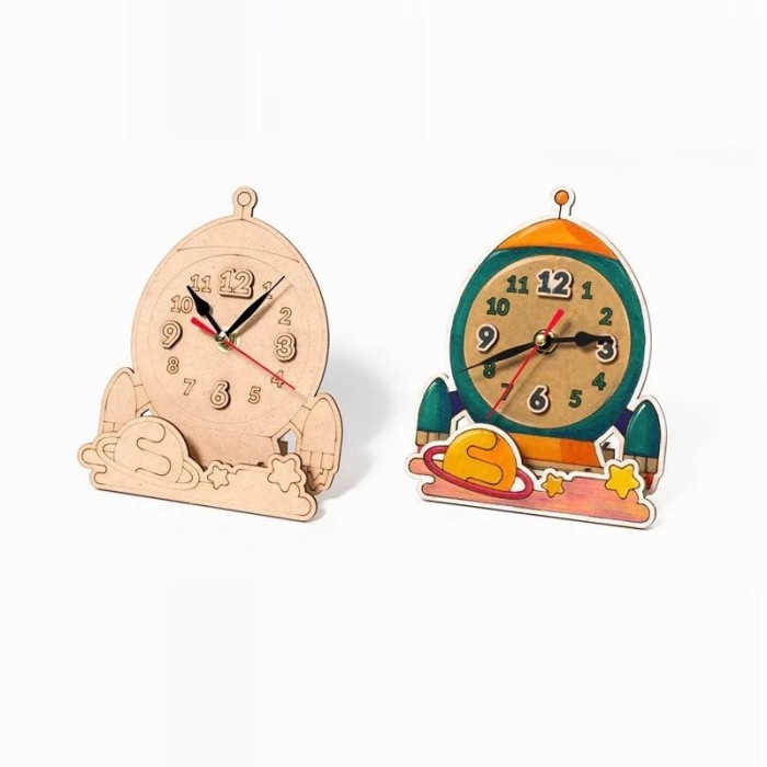 diy clock membuat jam sendiri prakarya anak - Space