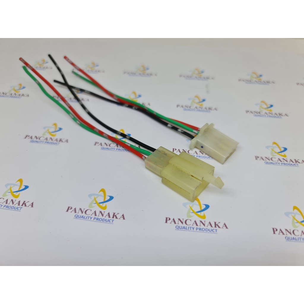 Socket Sambungan Kabel 3 Pin Bintik