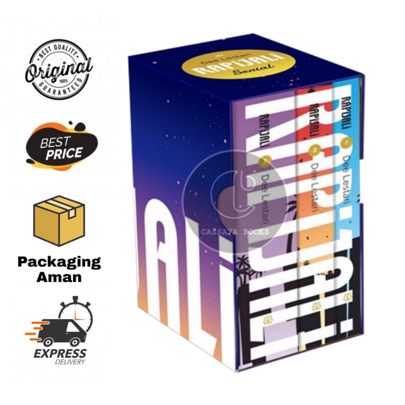 Boxset Rapijali 3 Jilid - Dee Lestari