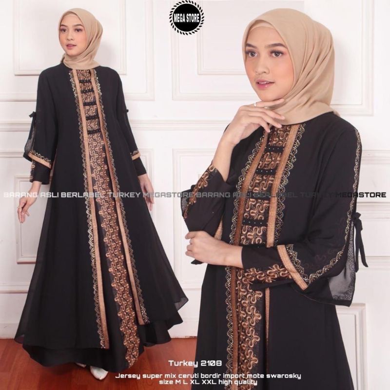 gamis turkey 2108 abaya turkey 1327 original megastore