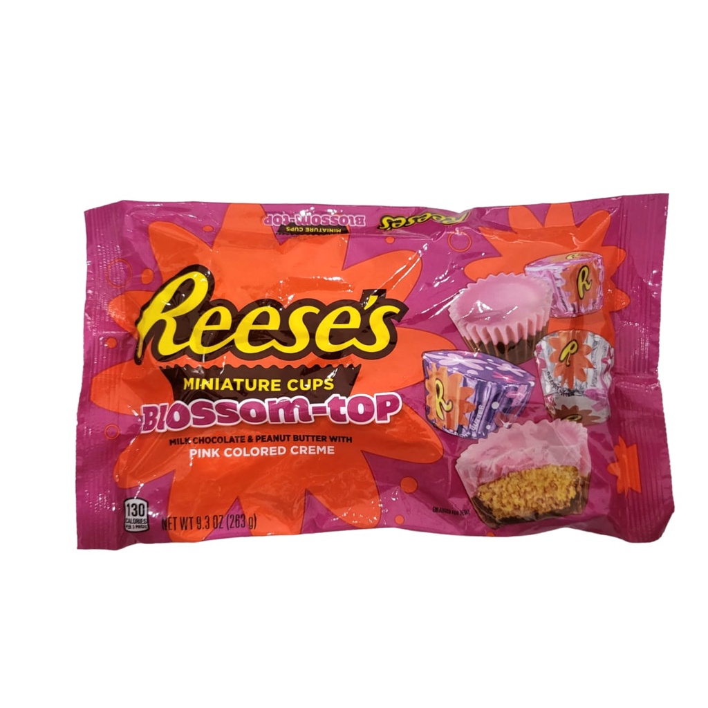 

REESES Blossom-Top Miniature Peanut Butter Cups 263gr