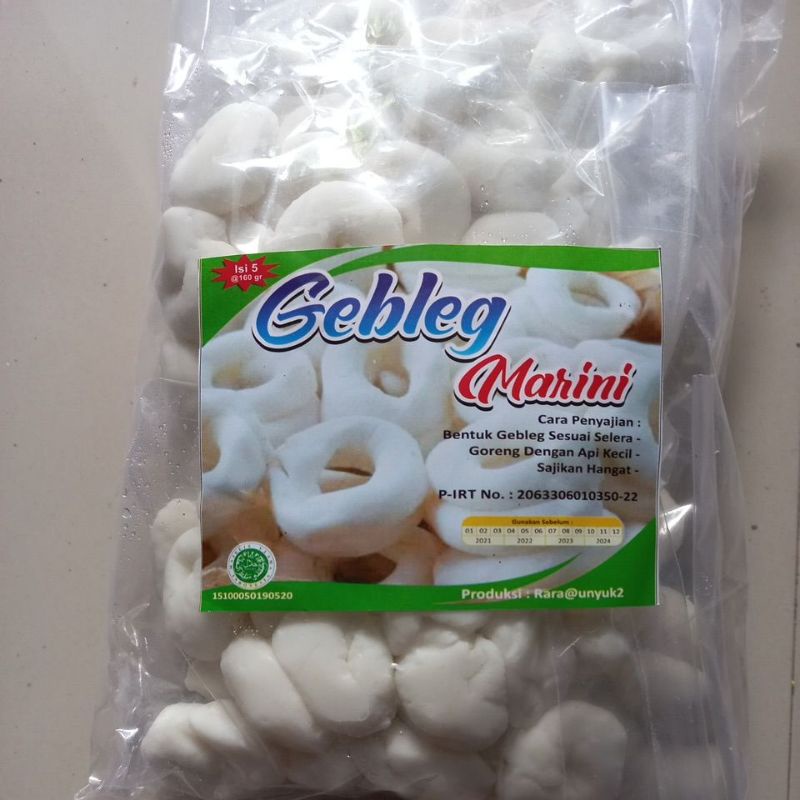 

(BISA COD) ISI 5 Gebleg mentah khas Kulon Progo Gurih Mantul