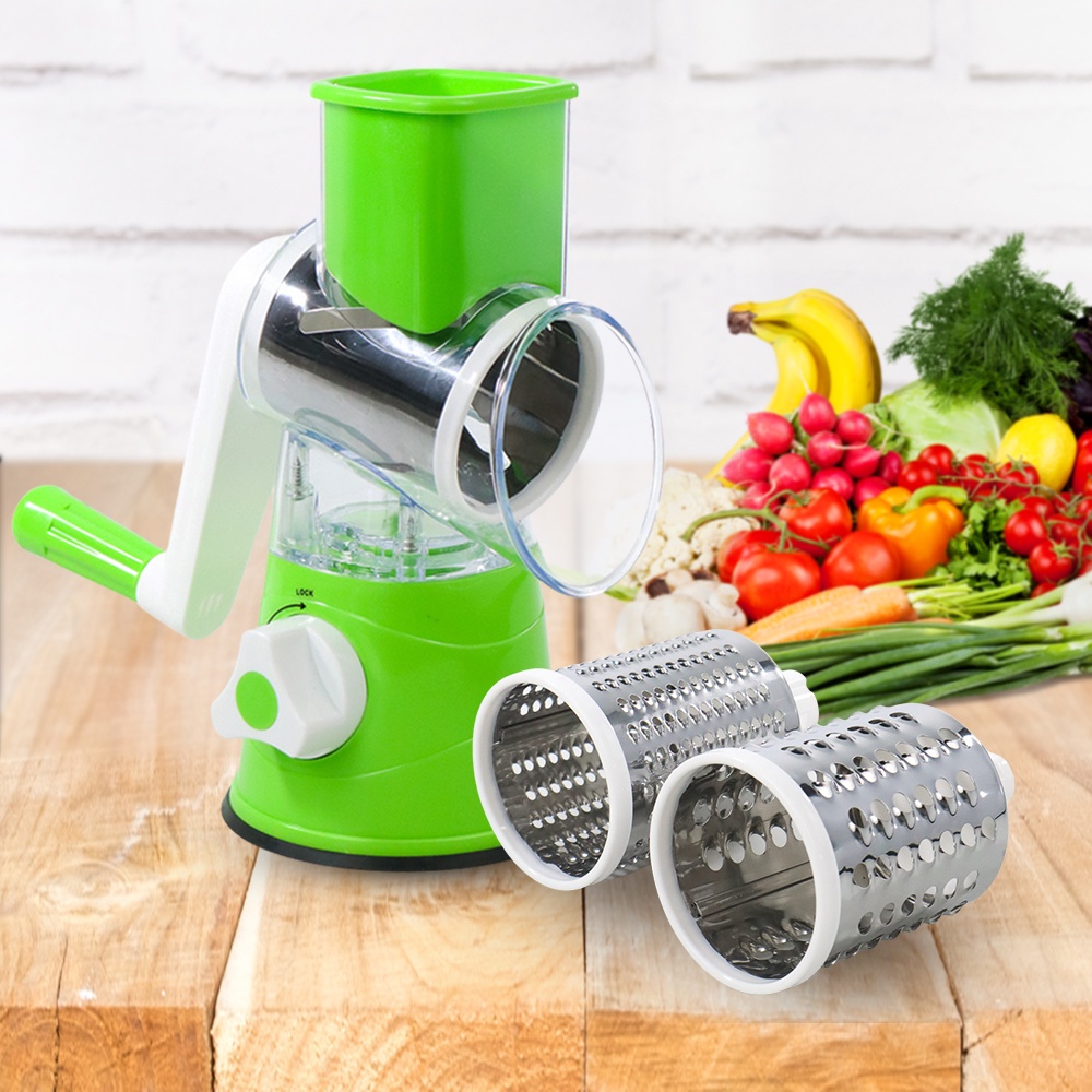 Penggiling Sayur Bumbu Dapur Vegetable Cutter Slicer - CY-806 - 9MHX01GR Green