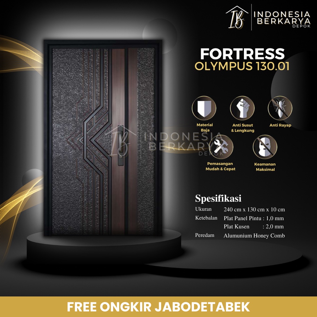 Pintu Baja Fortress Olympus 130.01 (Mother & Son)