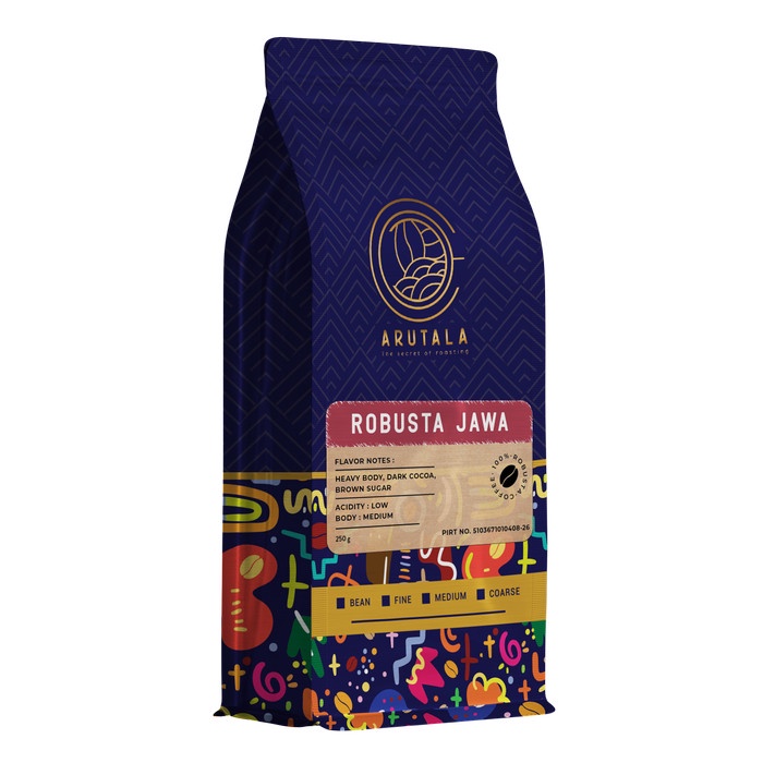 

Terlaris ✨ -ARUTALA Kopi Robusta Jawa Java Coffee Indonesia 250 gram - Giling Halus- 2.1.23