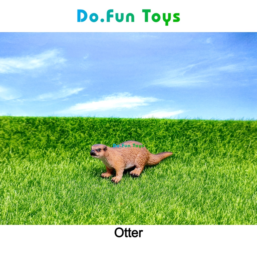 Animal Figurine | OTTER / Mainan Miniatur Binatang Berang-Berang