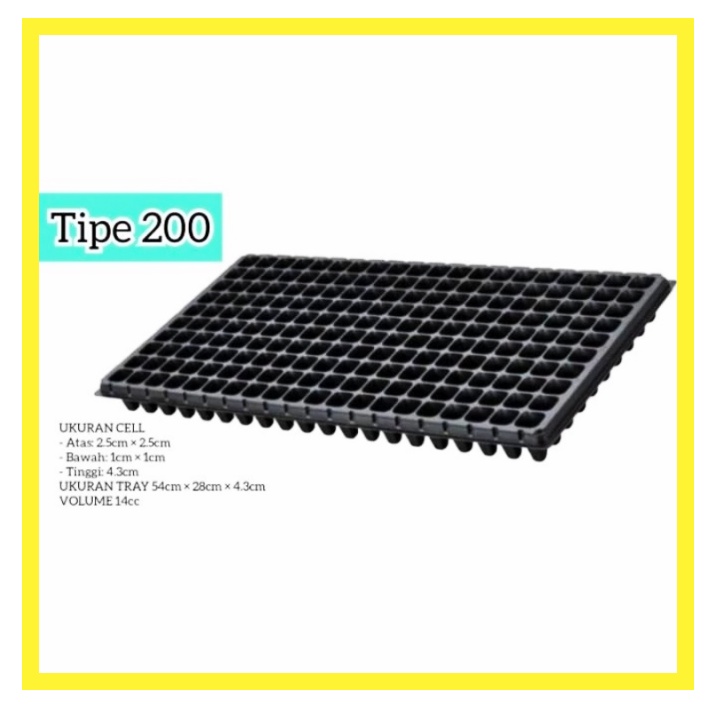 Potray Semai Tanam 200 Lubang