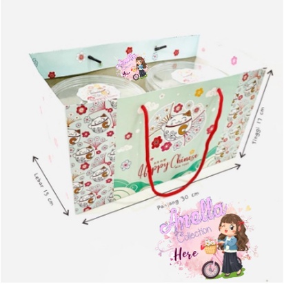 

Paperbag uk. 30 x 15 x 17 cm Edisi Imlek CNY HOKYCAT TOSCA