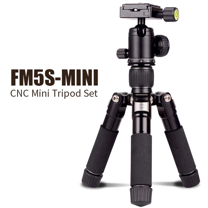 Xiletu Tripod Mini 5 Section Portable Aluminium with Ball Head - M225S - Black