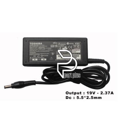 Original Adaptor Charger Laptop Toshiba R830 R835 R930 R935 19V 2.37A