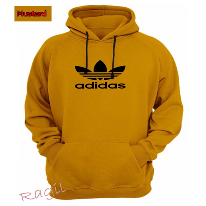 jaket hoodie sweater adidas big size pria wanita over size jumbo