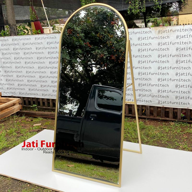 Standing Mirror Bevel - ukuran 80x180 - Kaca Cermin Bevel