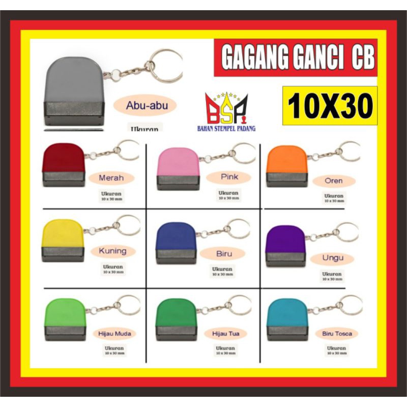 

GAGANG STEMPEL GANTUNGAN KUNCI 10 WARNA CB 1030