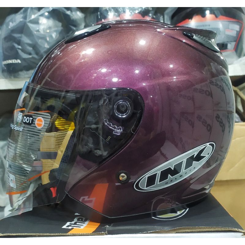 HELM HALF FACE INK CENTRO ORIGINAL SNI UNTUK PRIA DAN WANITA