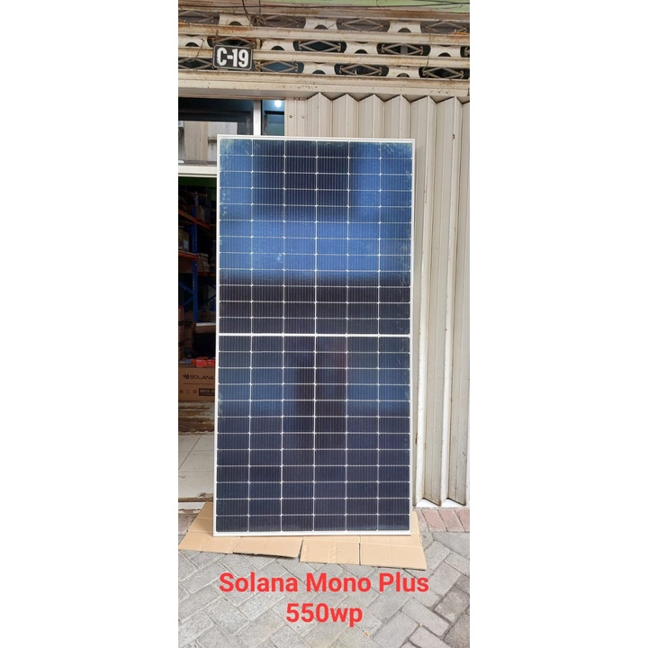 Solar Panel Solana Monocrystaline Panel Surya 550 WP Excellent Quality