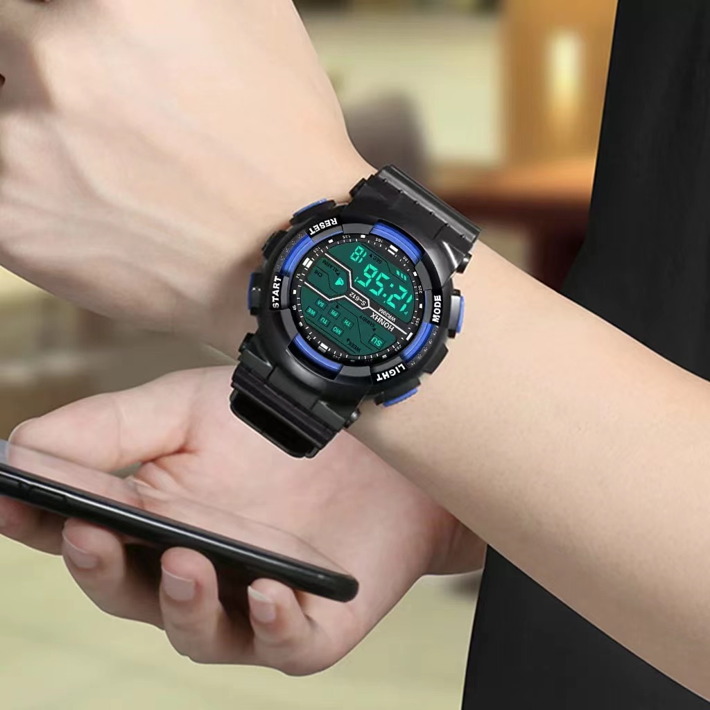 [COD] Jam Tangan Pria Terbaru Digital Sport Rubber Fashion Watch Men Murah