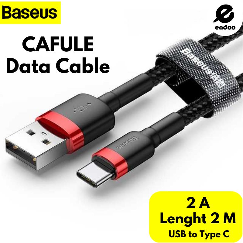 Jual Kabel Charger Baseus Cafule Usb To Type C Qc Meter Shopee Indonesia