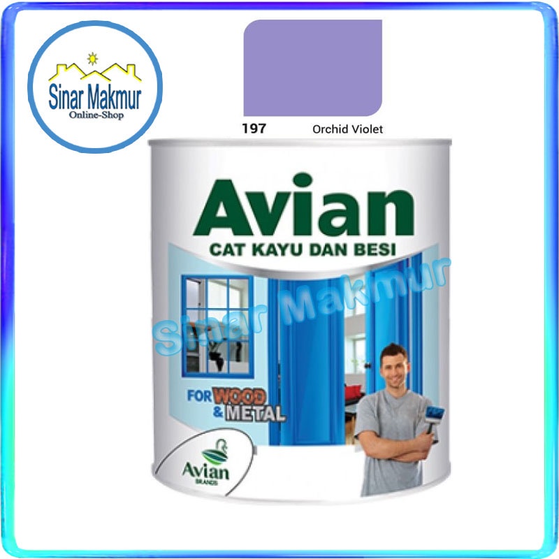 Cat Kayu Besi 1 KG 0,9 Liter 197 Orchid Velvet (AVIAN)