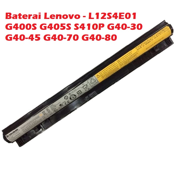 ORIGINAL BATERAI LENOVO L12S4A02 / L12S4E01 G40-45 G40-70 G40-80 G40-30 Z40-70 G40 G400S G405S S410P G410S G40-45 G41-35