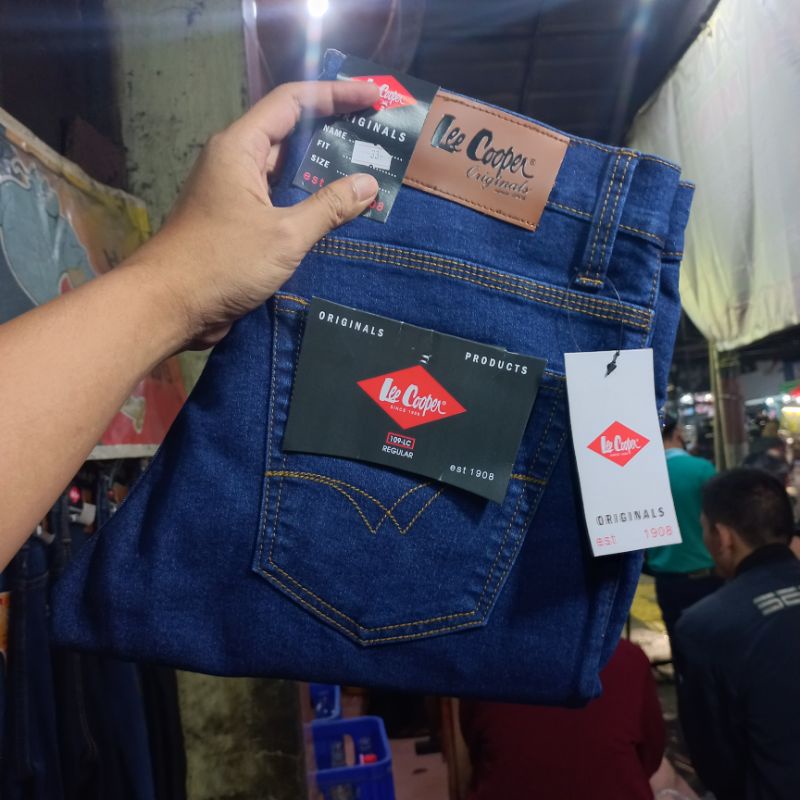 Celana jeans pria reguler 28-38