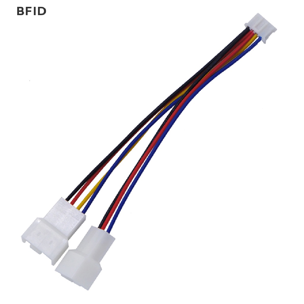 [BFID] Kabel Power Kipas Angin 12cm PH2.0 Kecil 4Pin Ke Double 3Pin/4Pin PVC Fan Cable Power [ID]