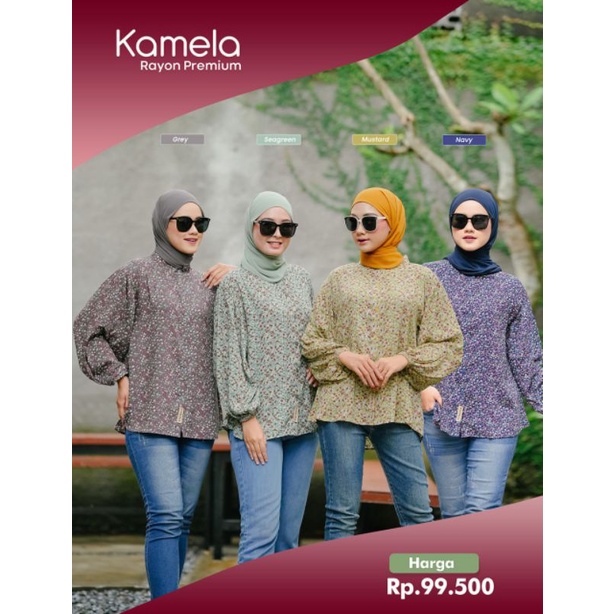 blouse kamela @ ghina fashion