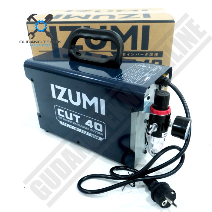 Mesin Las Potong Plat Besi Stainless DC Inverter Plasma Cutter CUT40 IZUMI / Cutting Plasma Welding Mesin Trafo Travo Las CUT 40 IZUMI