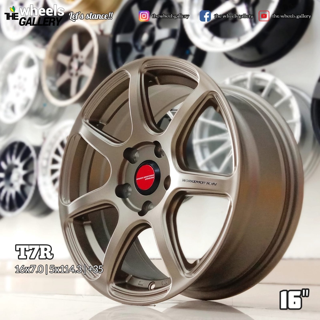 Velg JF Luxury T7R 16" 5X114.3 By RH Wheels