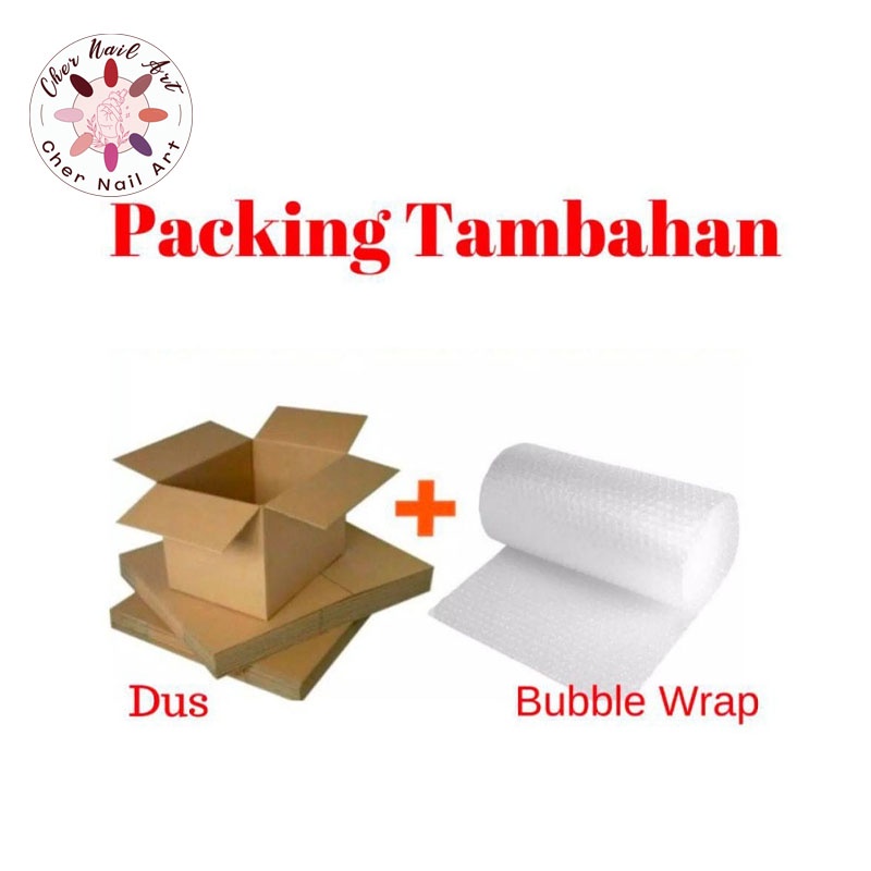 

Extra Packing Tambahan Kardus + Bubble WrapEXTRA PACKING TAMBAHAN - KARDUS + BUBBLE WRAP