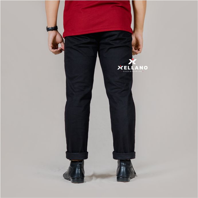 Celana chinos pria jumbo panjang bahan evan chino model slimfit melar size 27-44