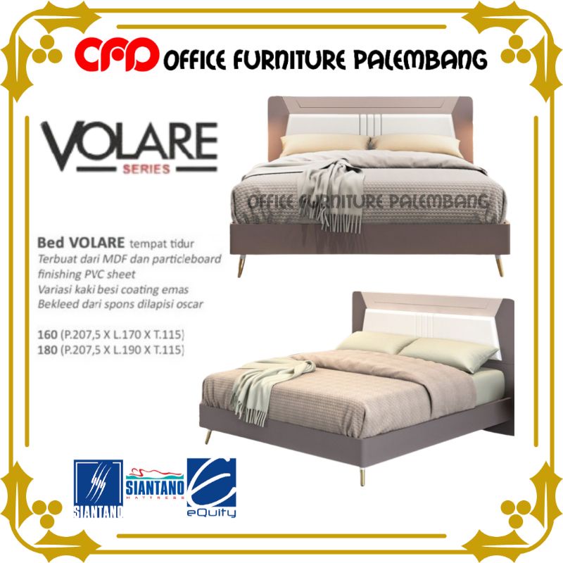 ranjang matras siantano BED VOLARE tempat tidur kasur divan minimalis