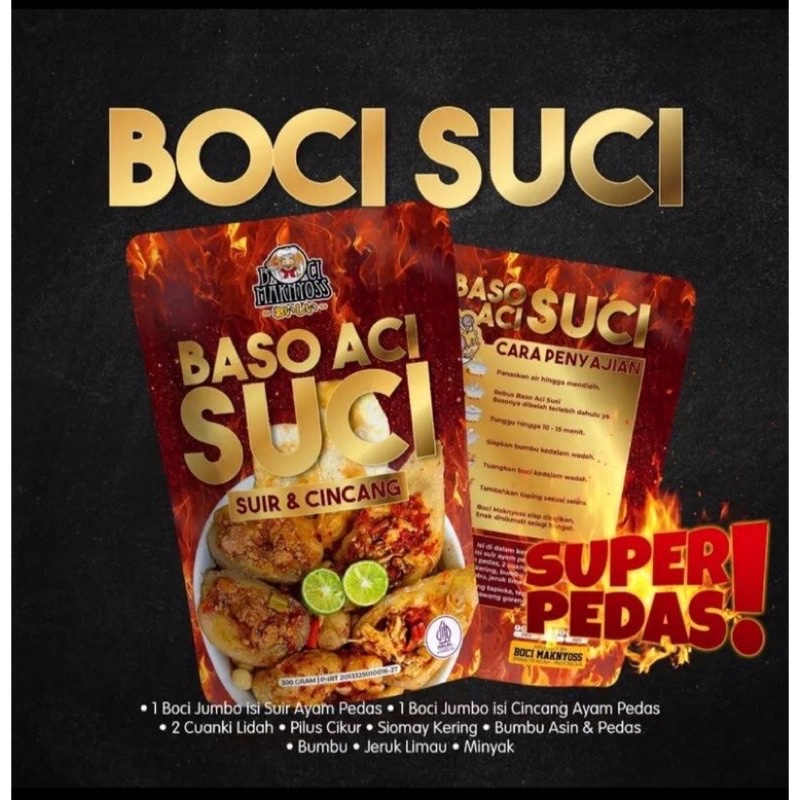 

BOCI SUCI (Suir Ayam & Cincang Ayam)