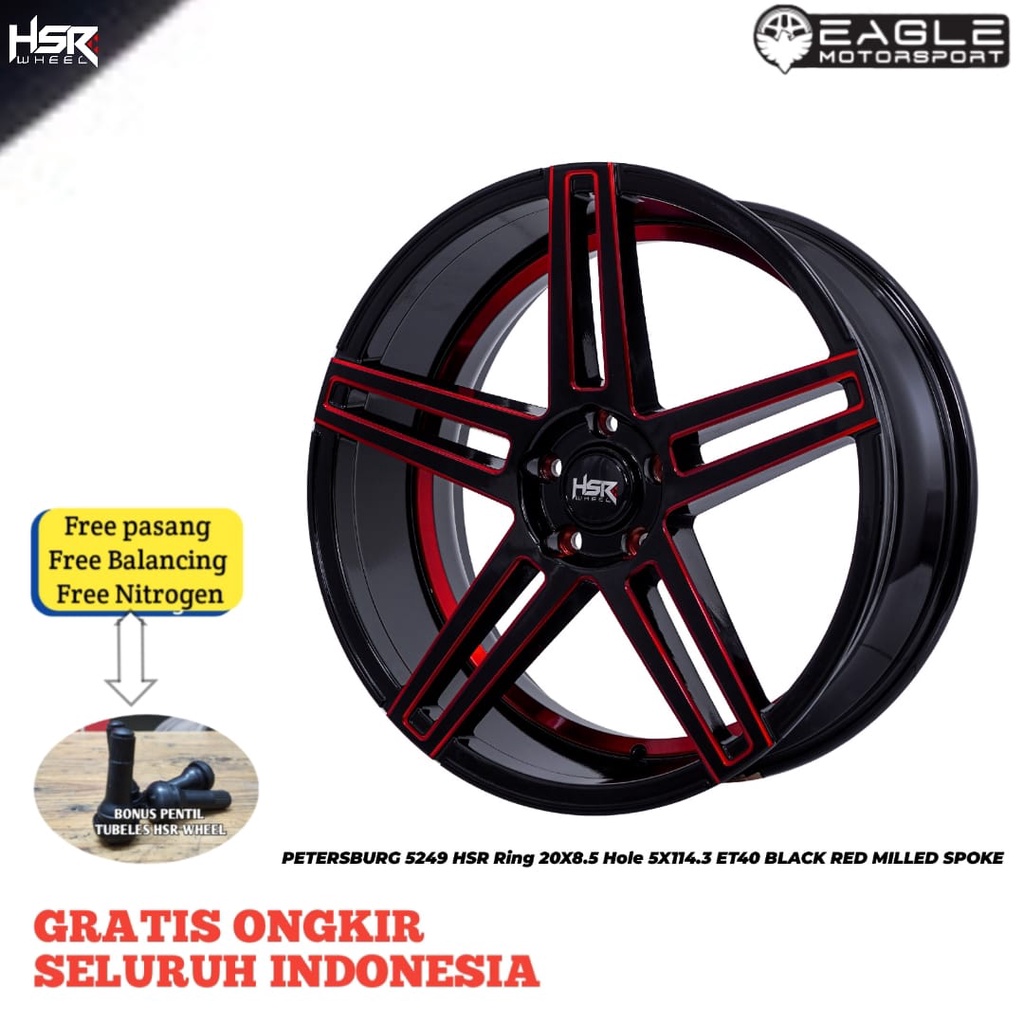 VELG ONLY VELG MOBIL RACING R20 RING 20 PELEK CIVIC CAMRY ACCORD HSR PETERSBURG